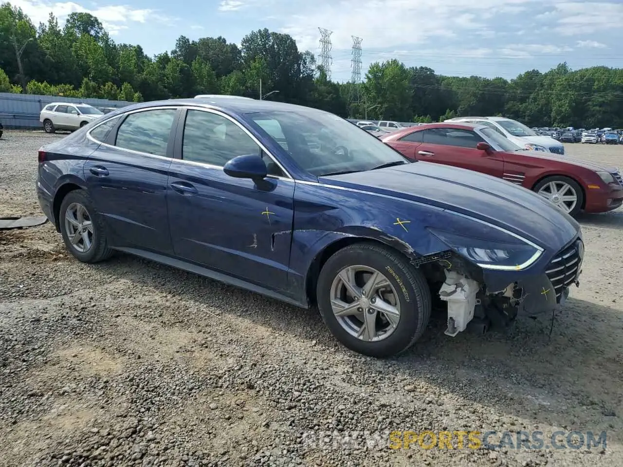 4 Photograph of a damaged car 5NPEG4JA6MH064925 HYUNDAI SONATA 2021