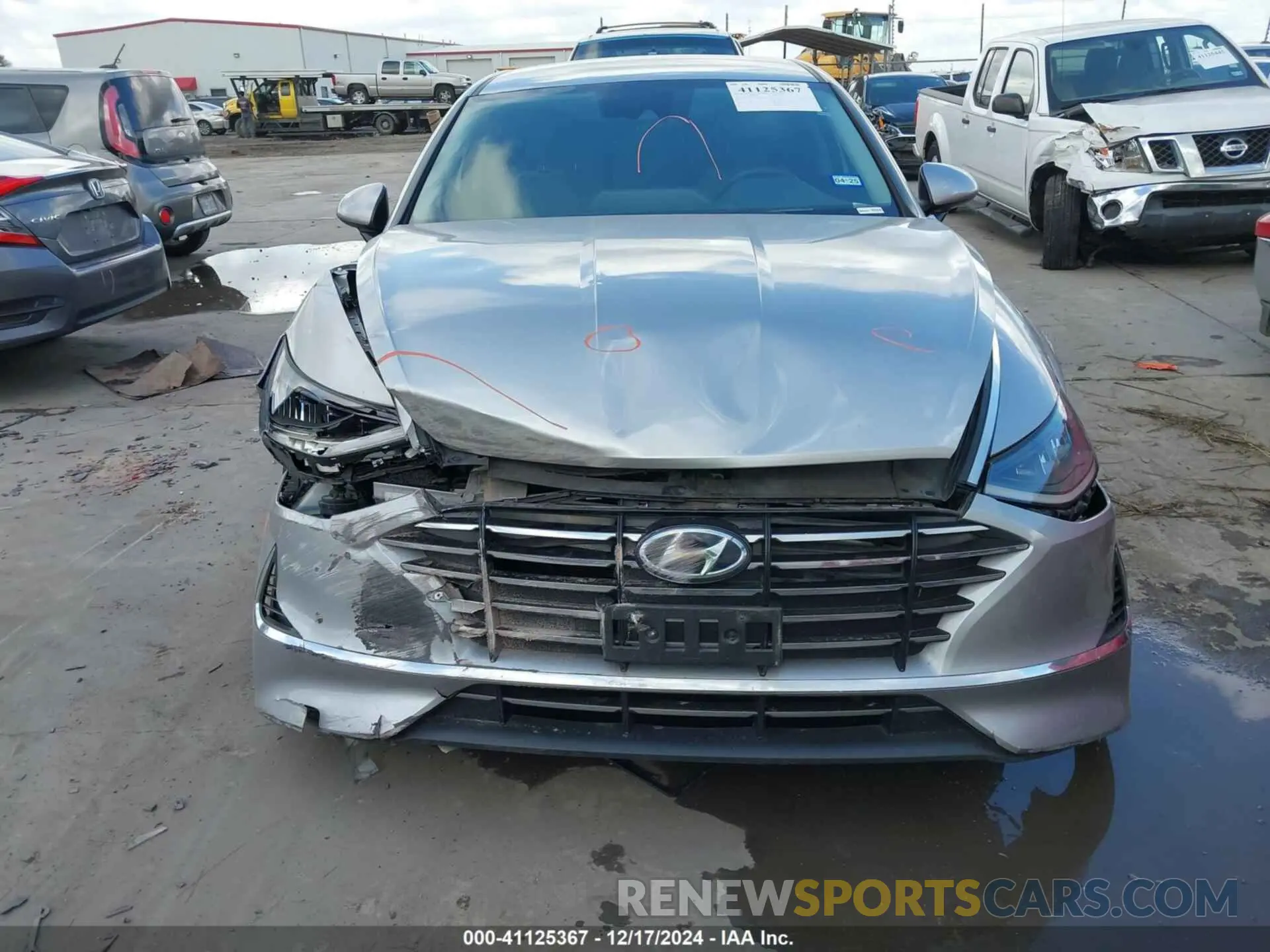 6 Photograph of a damaged car 5NPEG4JA6MH069834 HYUNDAI SONATA 2021