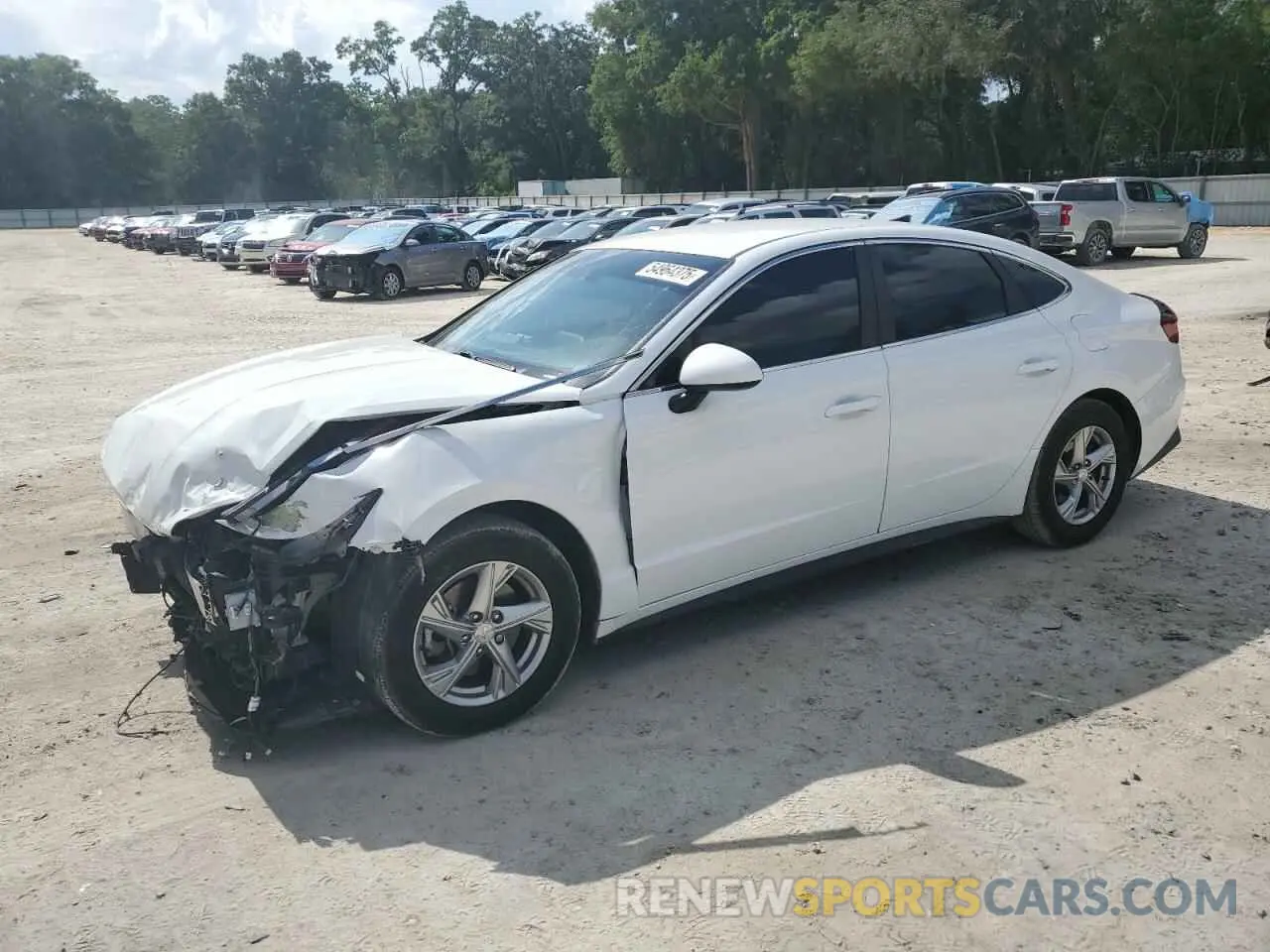 1 Photograph of a damaged car 5NPEG4JA6MH071566 HYUNDAI SONATA 2021