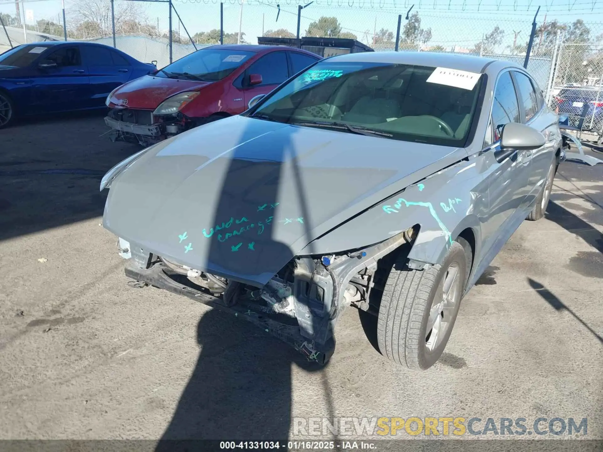 2 Photograph of a damaged car 5NPEG4JA6MH095186 HYUNDAI SONATA 2021