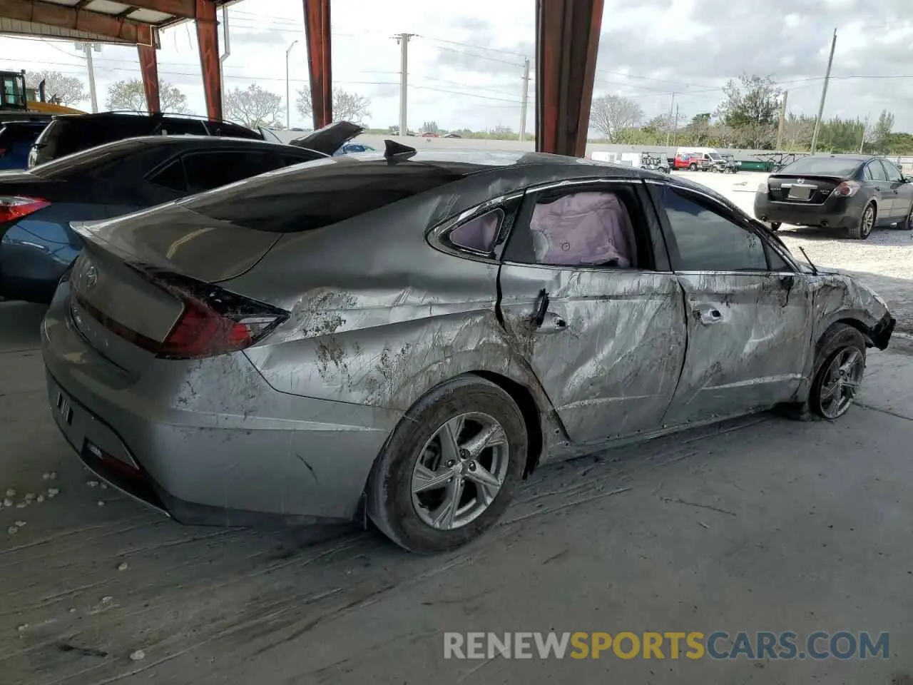 3 Photograph of a damaged car 5NPEG4JA6MH110043 HYUNDAI SONATA 2021