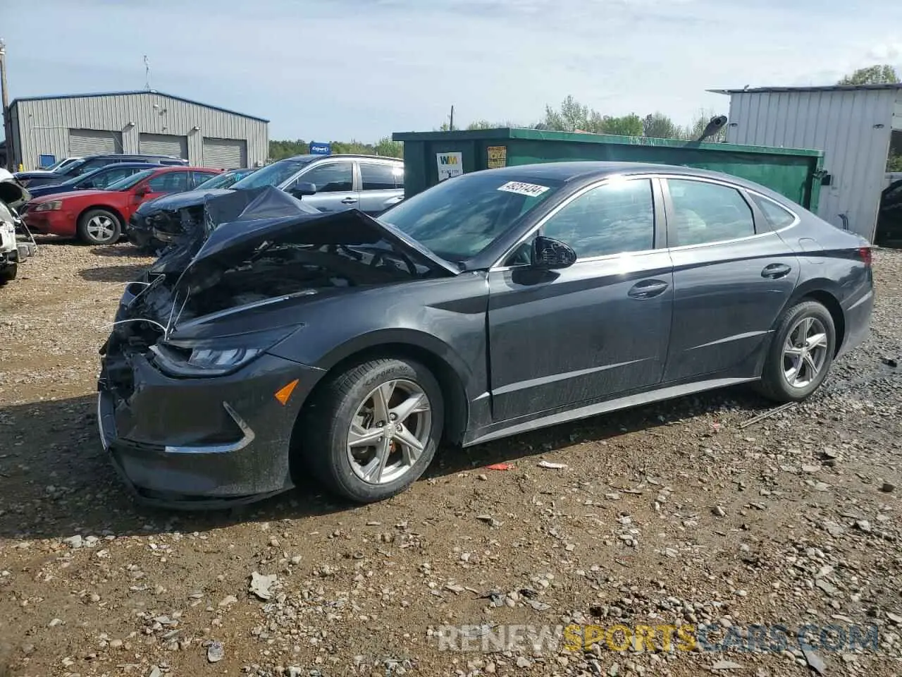 1 Photograph of a damaged car 5NPEG4JA6MH115226 HYUNDAI SONATA 2021