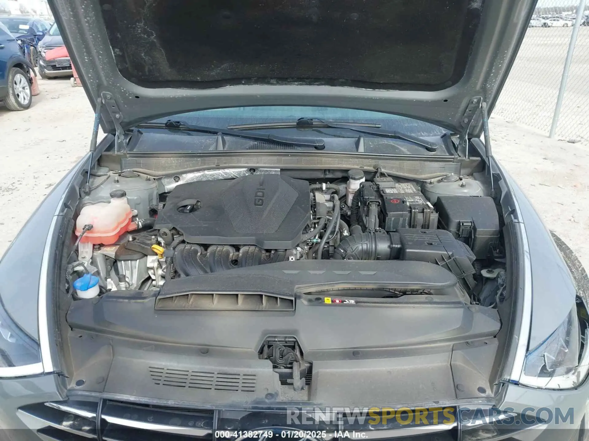 10 Photograph of a damaged car 5NPEG4JA6MH116523 HYUNDAI SONATA 2021