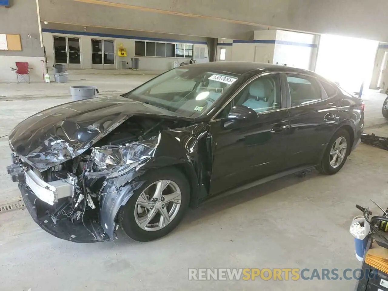 1 Photograph of a damaged car 5NPEG4JA6MH129546 HYUNDAI SONATA 2021