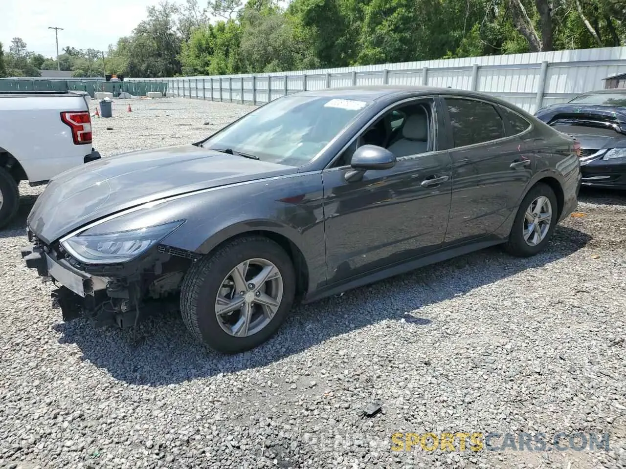 1 Photograph of a damaged car 5NPEG4JA7MH071978 HYUNDAI SONATA 2021