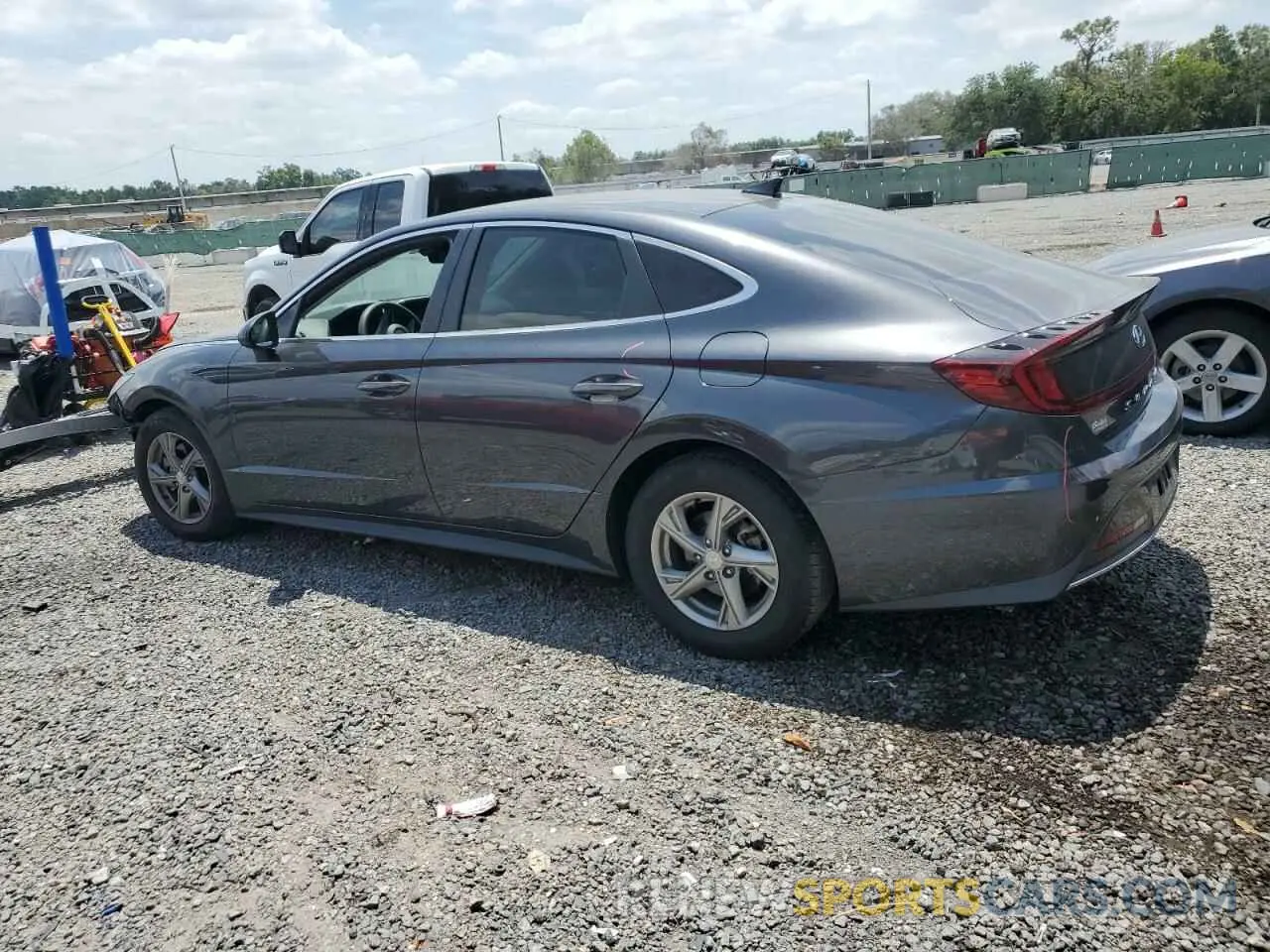 2 Photograph of a damaged car 5NPEG4JA7MH071978 HYUNDAI SONATA 2021