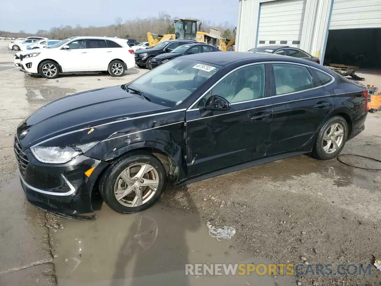 1 Photograph of a damaged car 5NPEG4JA7MH077280 HYUNDAI SONATA 2021