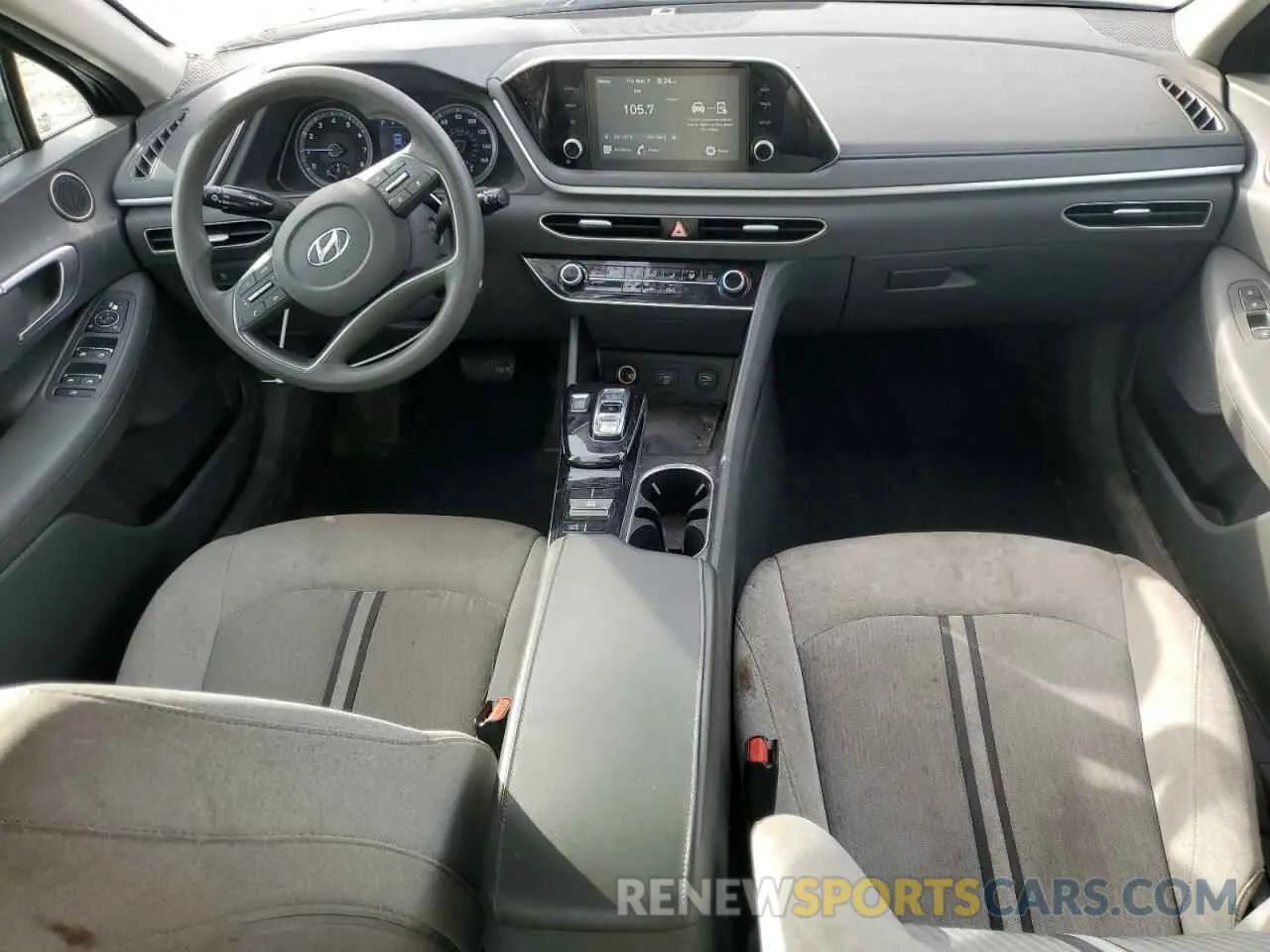 8 Photograph of a damaged car 5NPEG4JA7MH077280 HYUNDAI SONATA 2021