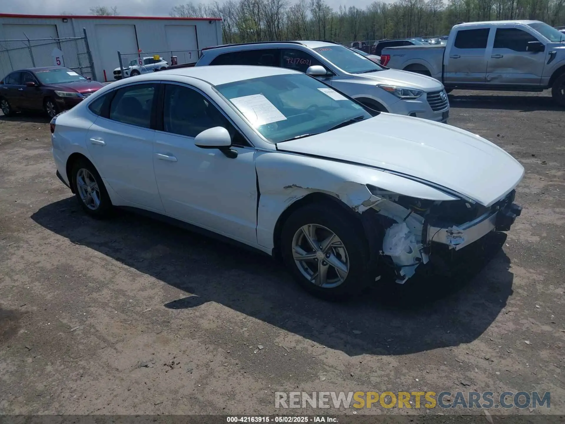 1 Photograph of a damaged car 5NPEG4JA7MH085489 HYUNDAI SONATA 2021