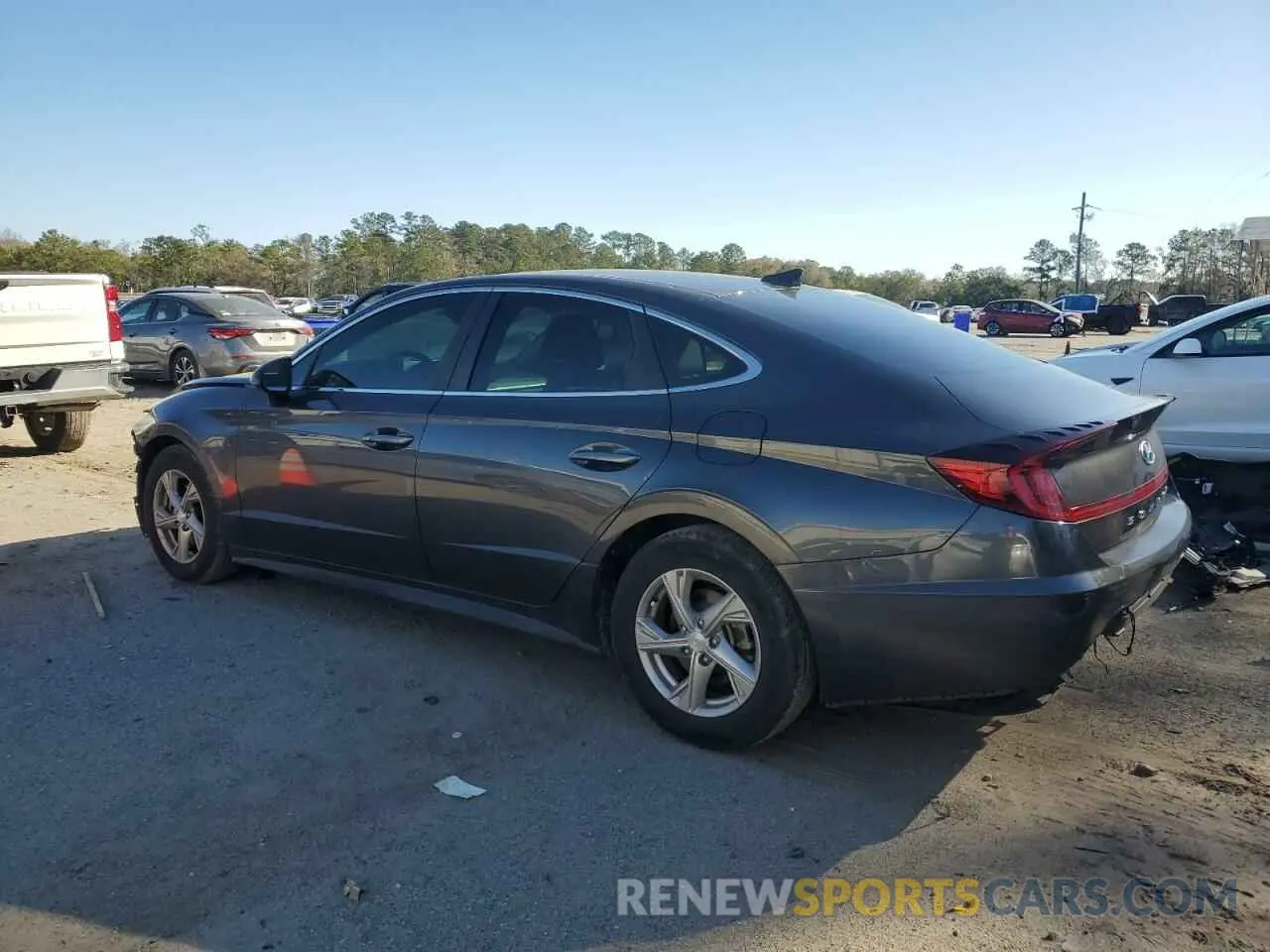2 Photograph of a damaged car 5NPEG4JA7MH101982 HYUNDAI SONATA 2021