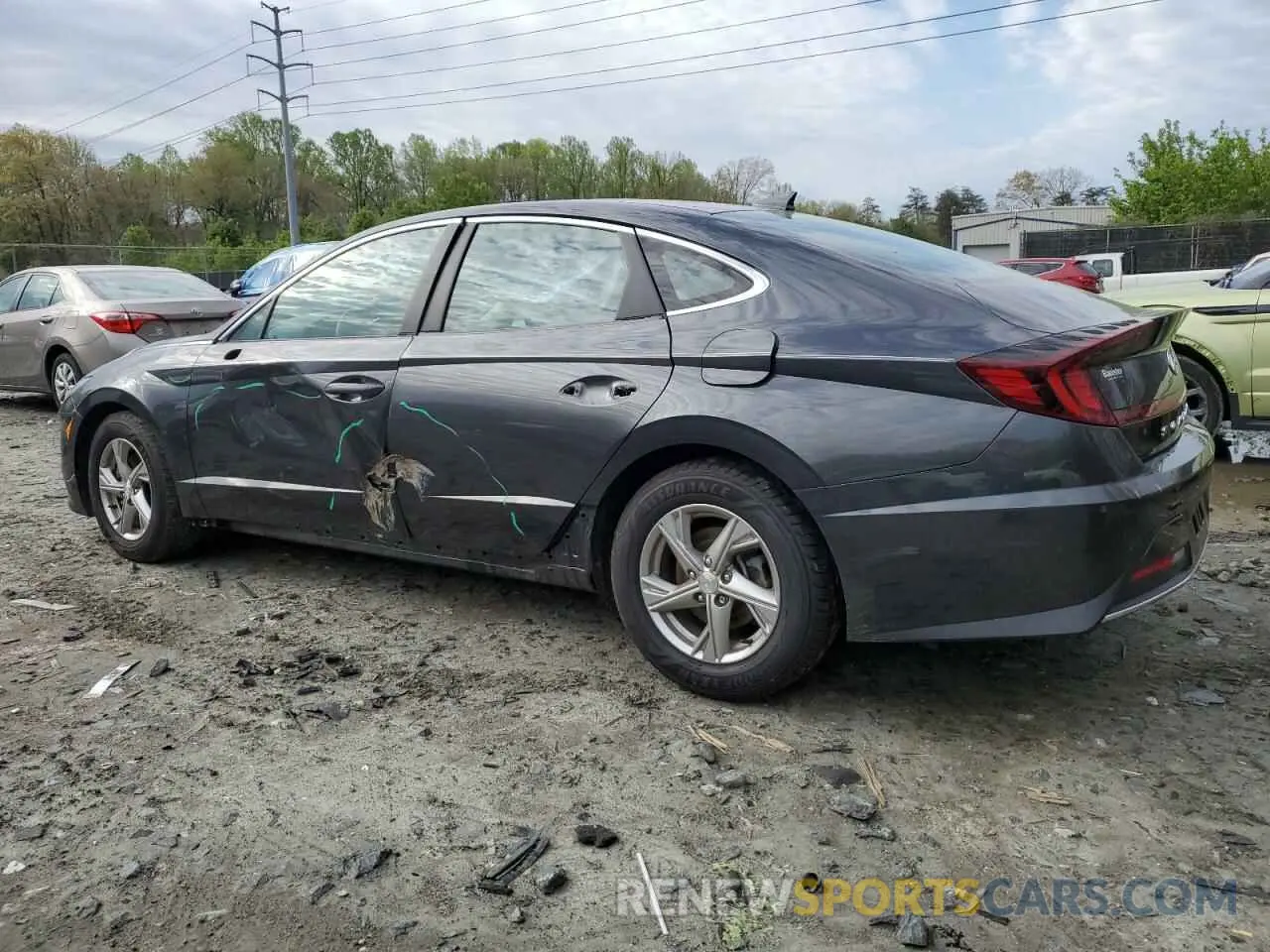 2 Photograph of a damaged car 5NPEG4JA7MH120404 HYUNDAI SONATA 2021