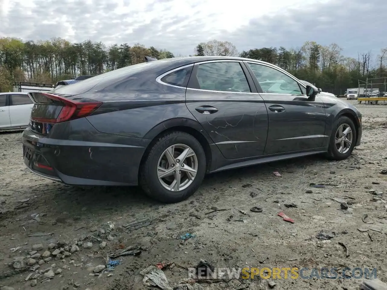 3 Photograph of a damaged car 5NPEG4JA7MH120404 HYUNDAI SONATA 2021