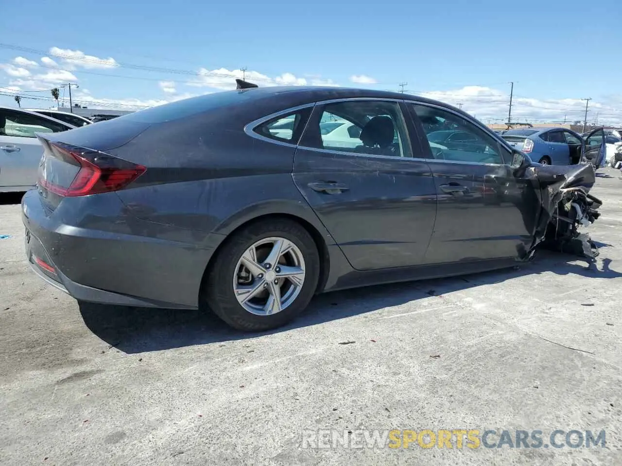3 Photograph of a damaged car 5NPEG4JA7MH128356 HYUNDAI SONATA 2021