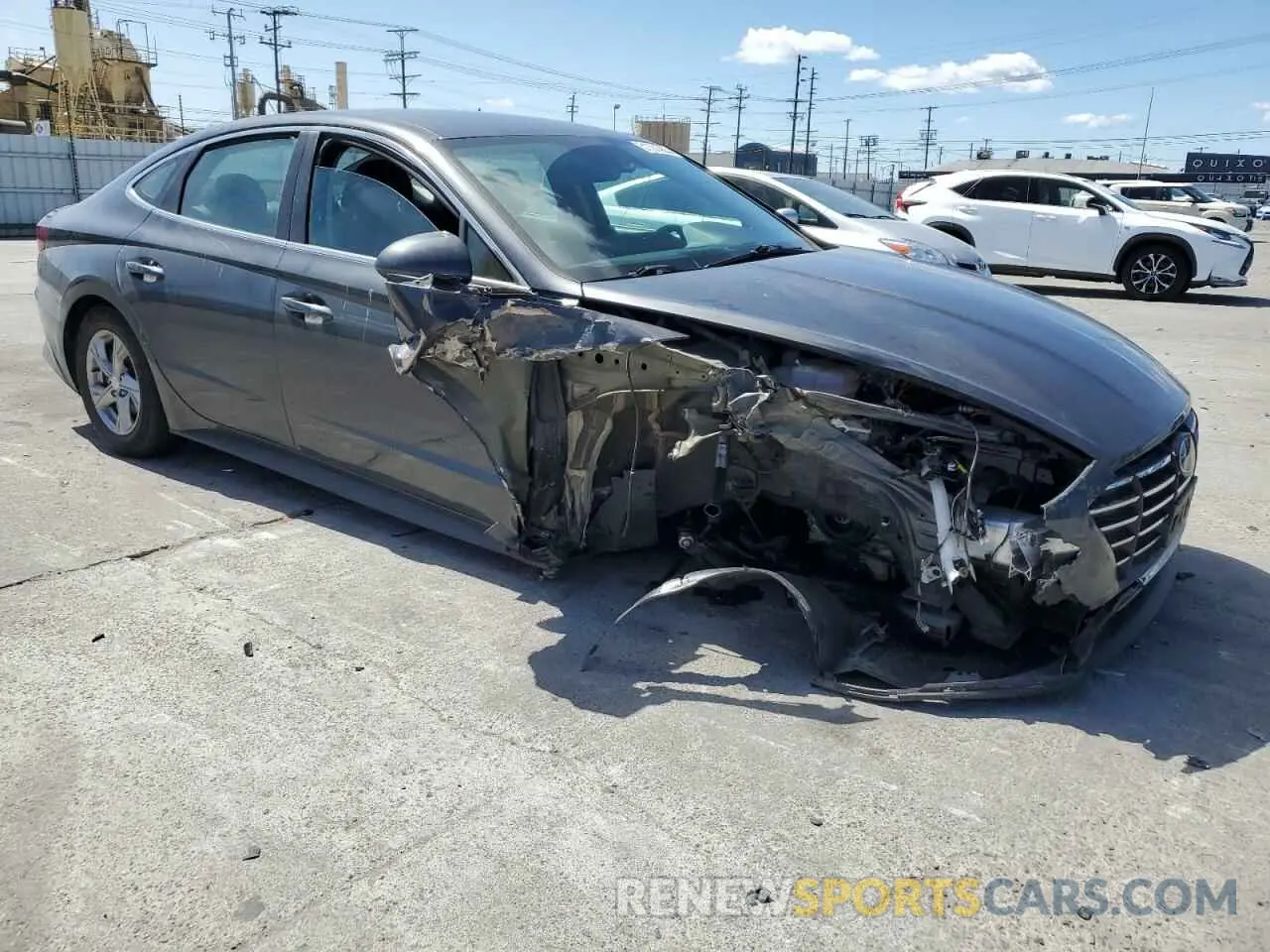 4 Photograph of a damaged car 5NPEG4JA7MH128356 HYUNDAI SONATA 2021
