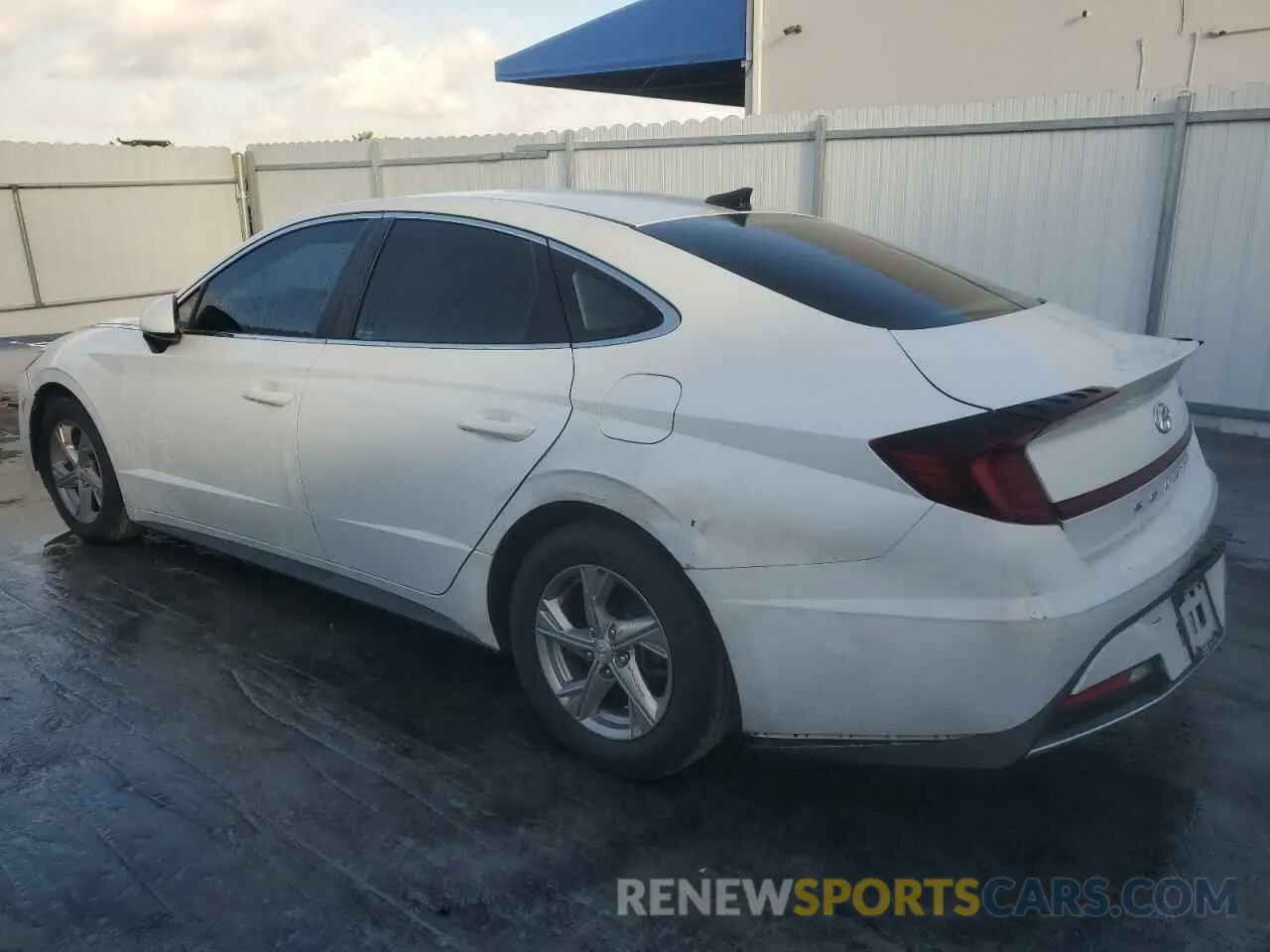 2 Photograph of a damaged car 5NPEG4JA8MH073707 HYUNDAI SONATA 2021