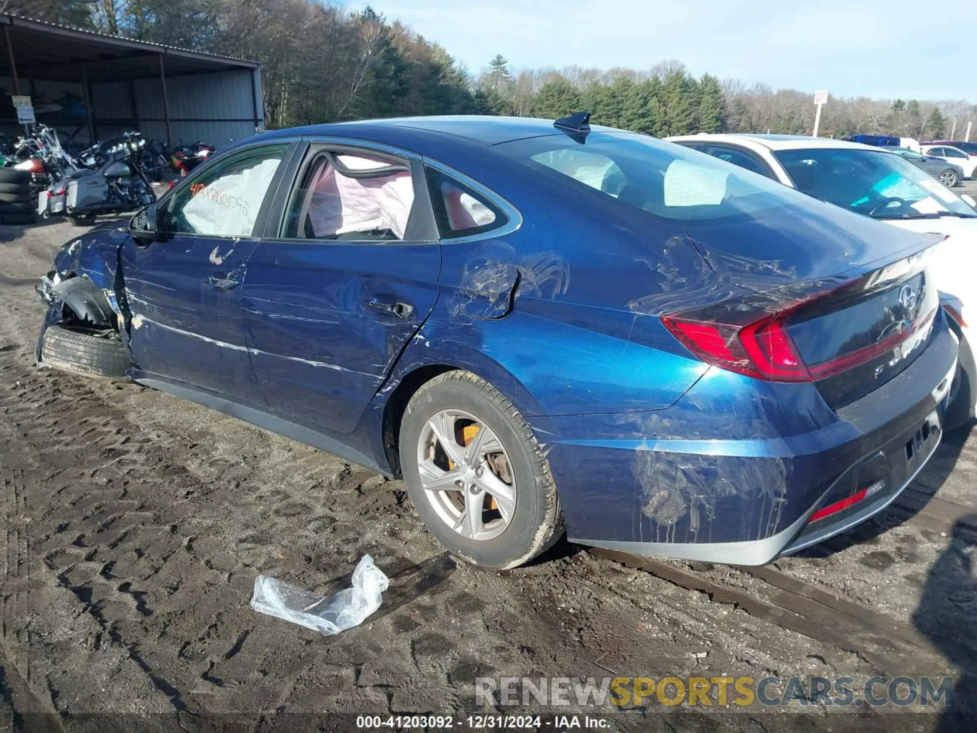 3 Photograph of a damaged car 5NPEG4JA8MH083332 HYUNDAI SONATA 2021