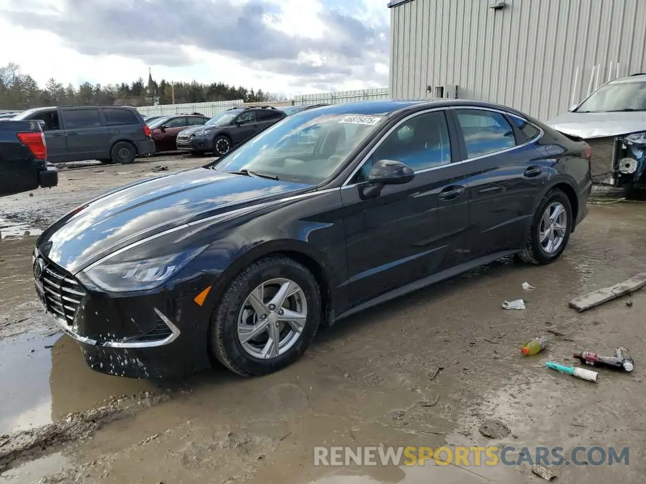1 Photograph of a damaged car 5NPEG4JA8MH087557 HYUNDAI SONATA 2021