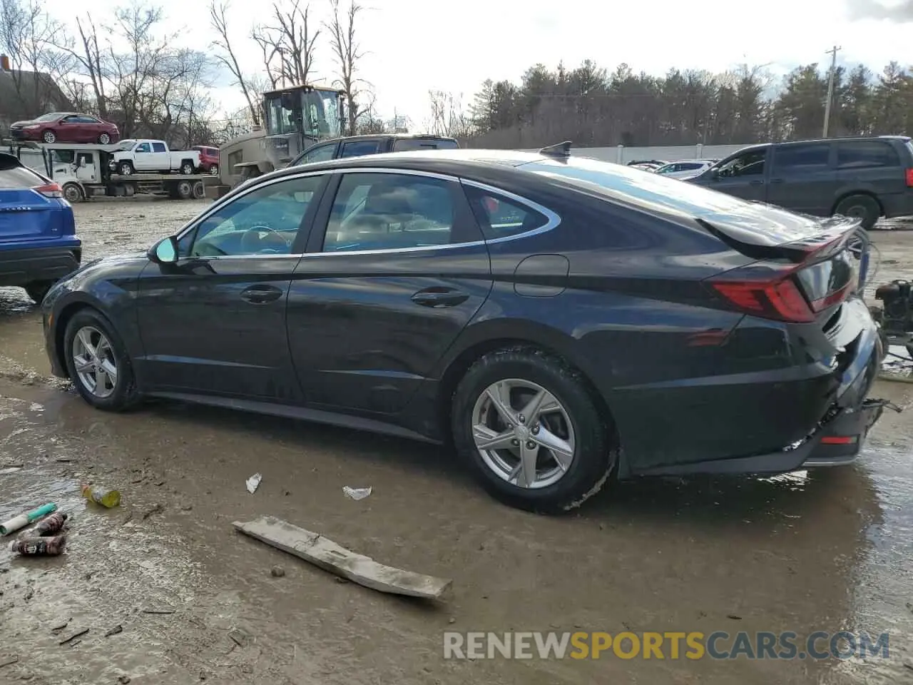 2 Photograph of a damaged car 5NPEG4JA8MH087557 HYUNDAI SONATA 2021
