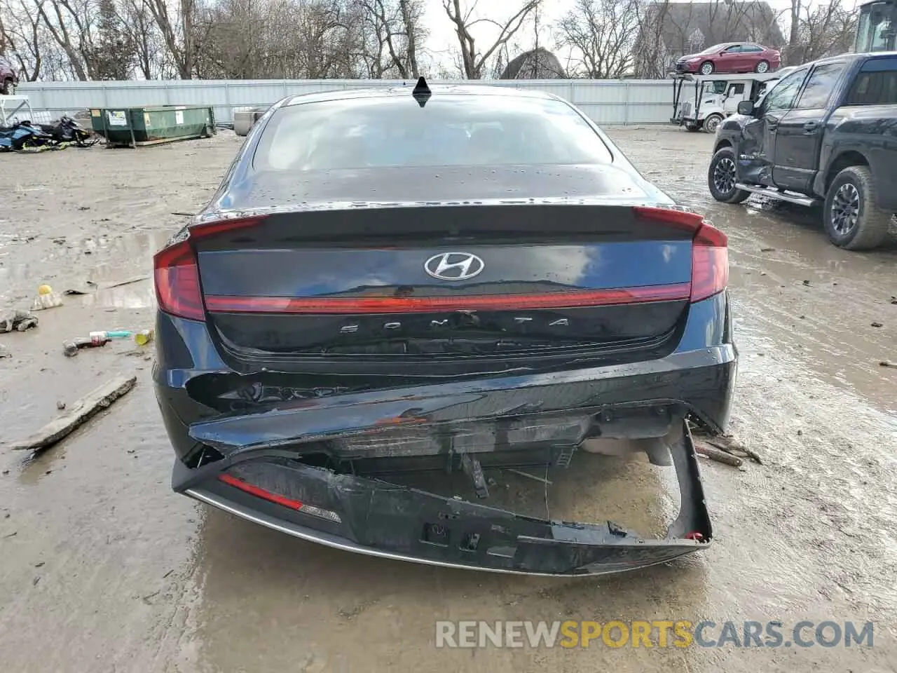 6 Photograph of a damaged car 5NPEG4JA8MH087557 HYUNDAI SONATA 2021