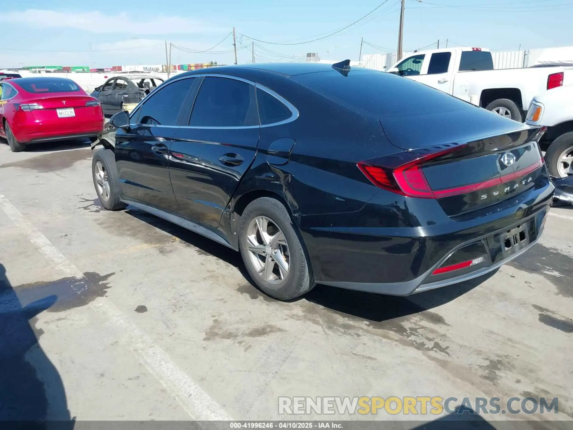 3 Photograph of a damaged car 5NPEG4JA8MH123442 HYUNDAI SONATA 2021