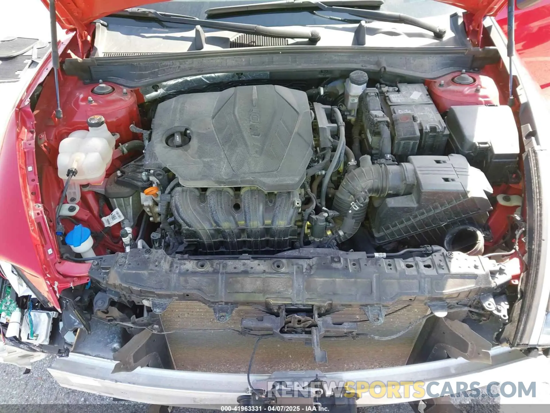 10 Photograph of a damaged car 5NPEG4JA8MH124400 HYUNDAI SONATA 2021