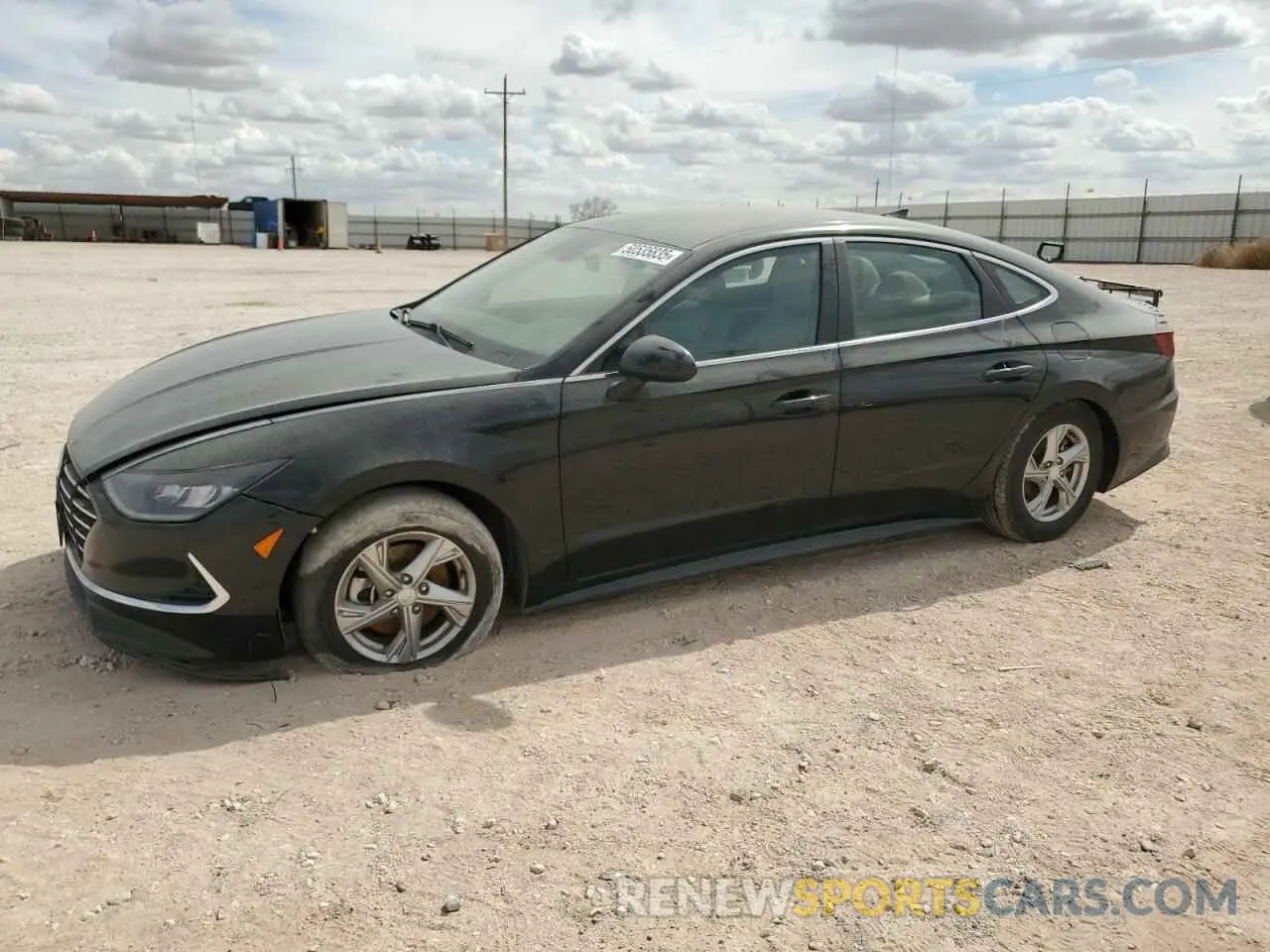 1 Photograph of a damaged car 5NPEG4JA9MH070296 HYUNDAI SONATA 2021