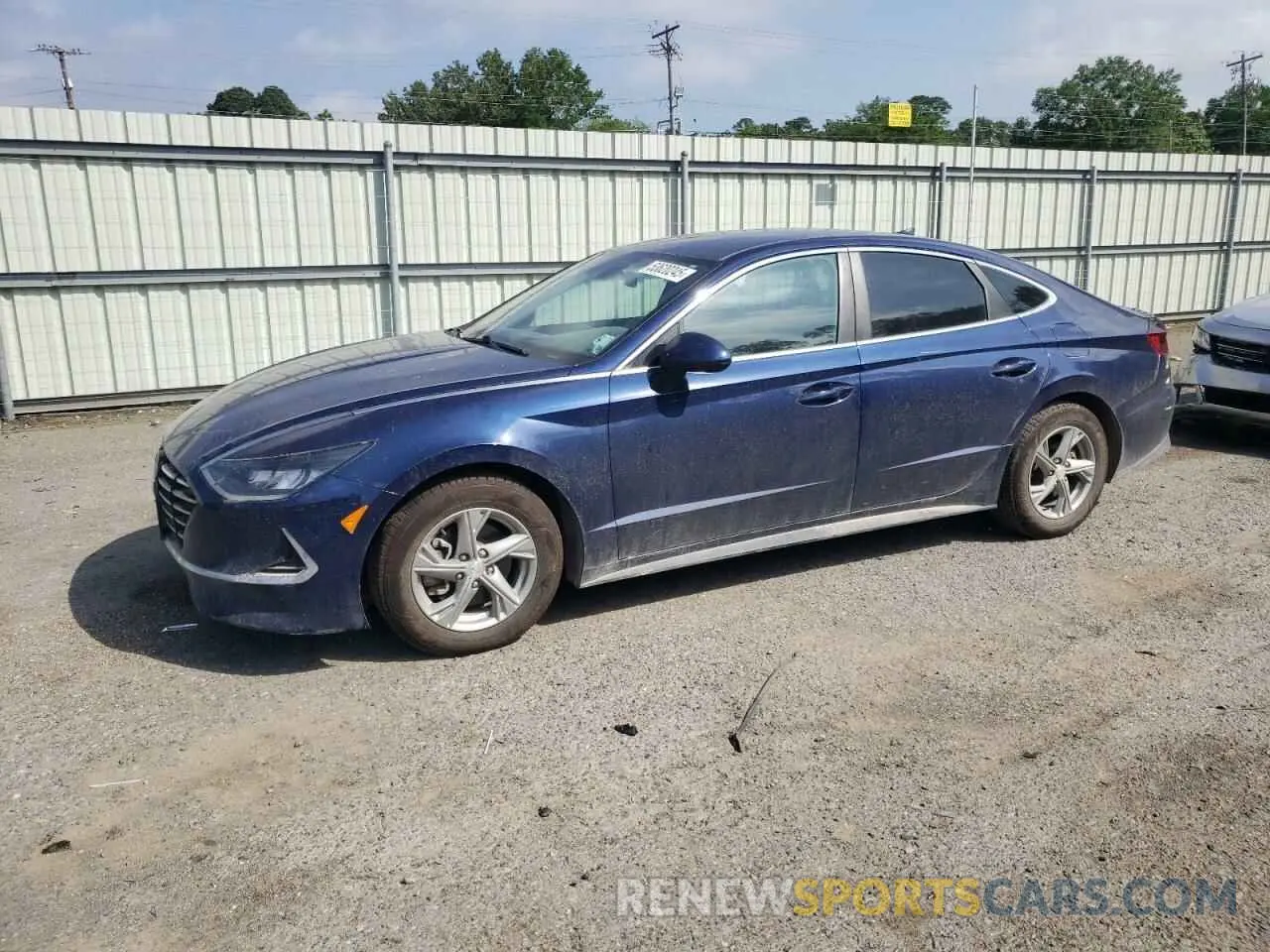 1 Photograph of a damaged car 5NPEG4JA9MH070931 HYUNDAI SONATA 2021