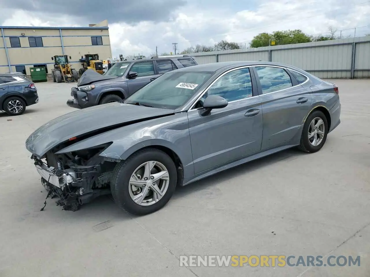 1 Photograph of a damaged car 5NPEG4JA9MH072226 HYUNDAI SONATA 2021
