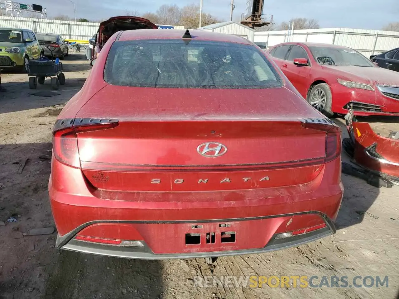 6 Photograph of a damaged car 5NPEG4JA9MH074591 HYUNDAI SONATA 2021