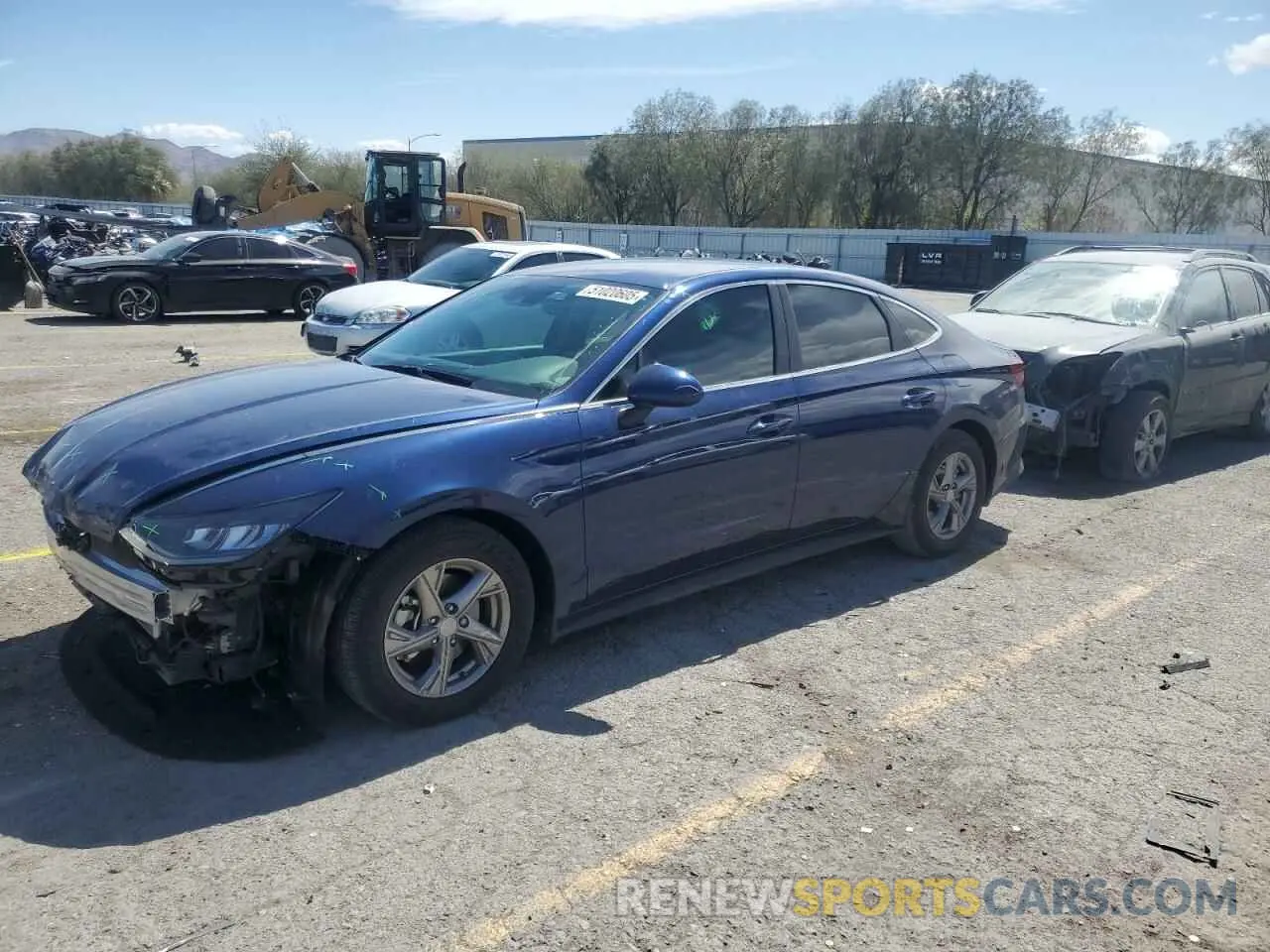 1 Photograph of a damaged car 5NPEG4JA9MH088197 HYUNDAI SONATA 2021