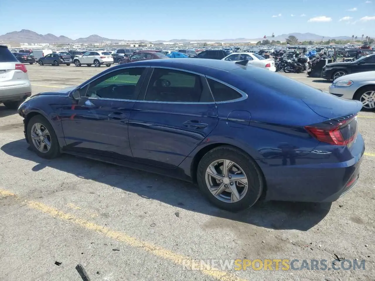 2 Photograph of a damaged car 5NPEG4JA9MH088197 HYUNDAI SONATA 2021