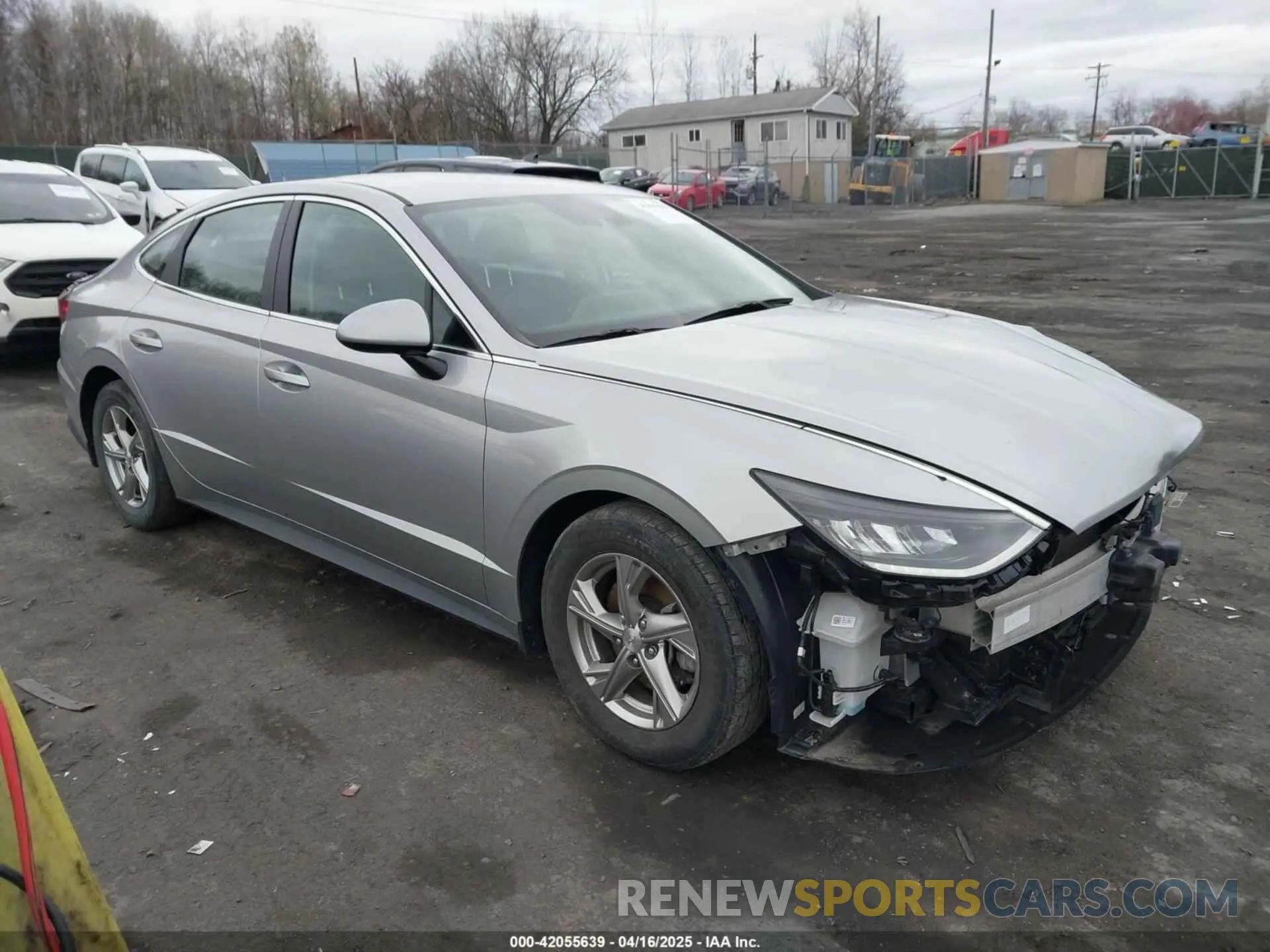 1 Photograph of a damaged car 5NPEG4JA9MH108576 HYUNDAI SONATA 2021