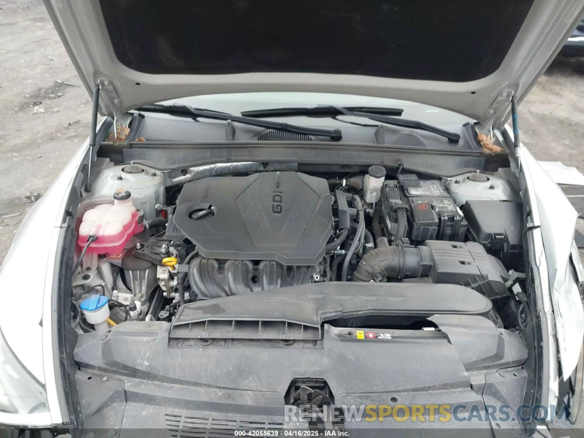 10 Photograph of a damaged car 5NPEG4JA9MH108576 HYUNDAI SONATA 2021