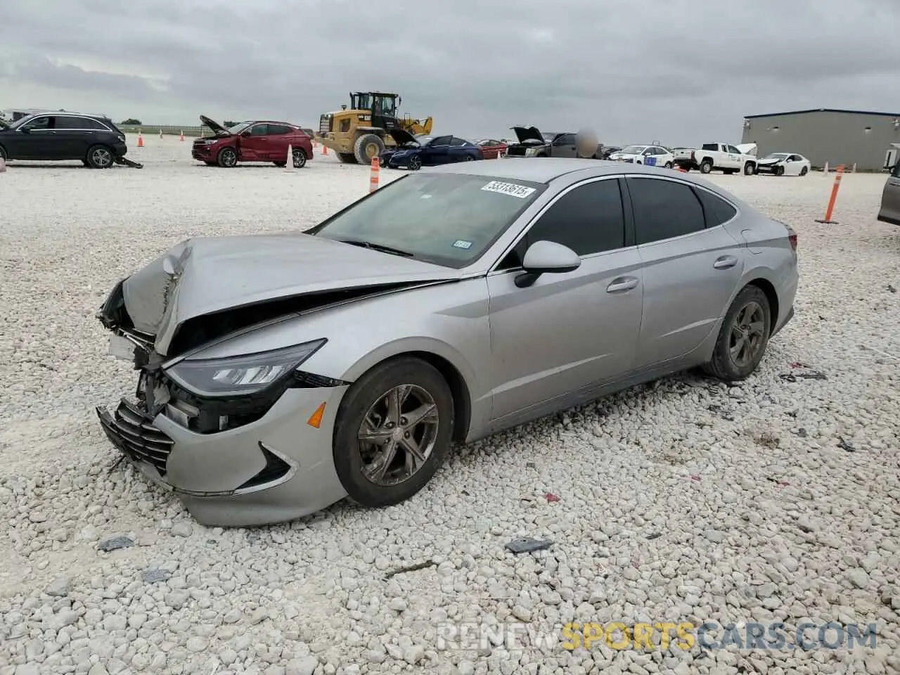 1 Photograph of a damaged car 5NPEG4JA9MH110134 HYUNDAI SONATA 2021