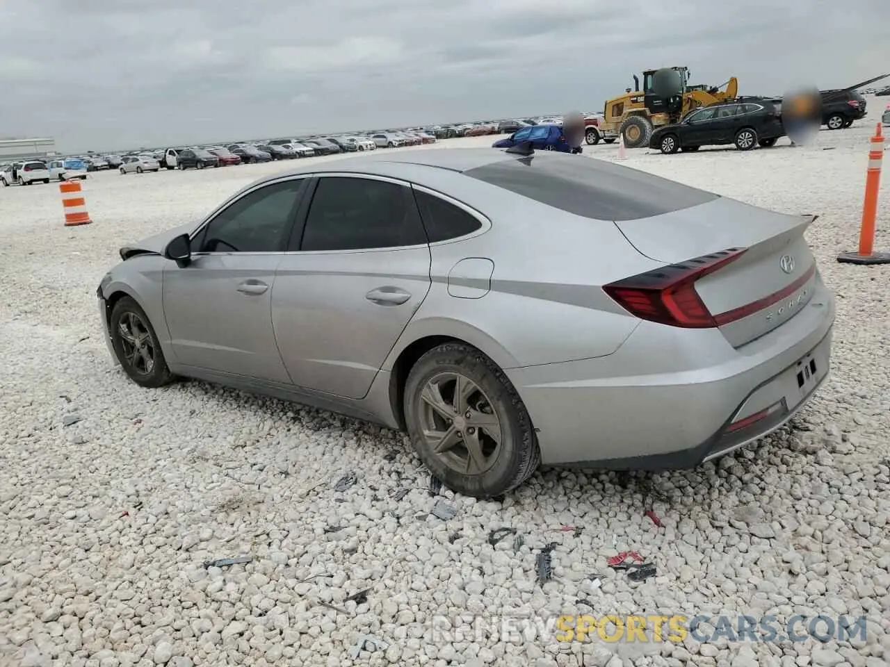 2 Photograph of a damaged car 5NPEG4JA9MH110134 HYUNDAI SONATA 2021