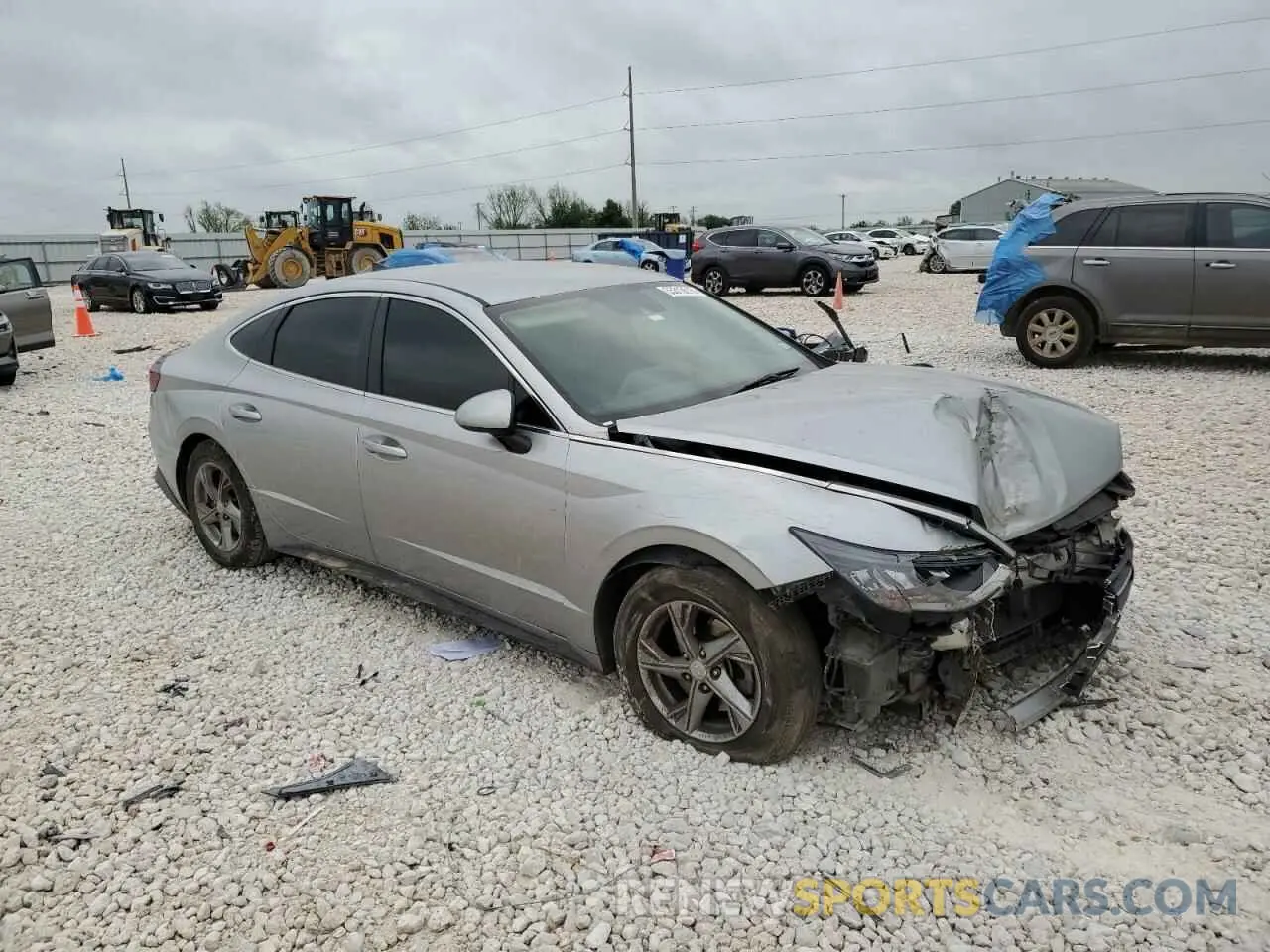 4 Photograph of a damaged car 5NPEG4JA9MH110134 HYUNDAI SONATA 2021