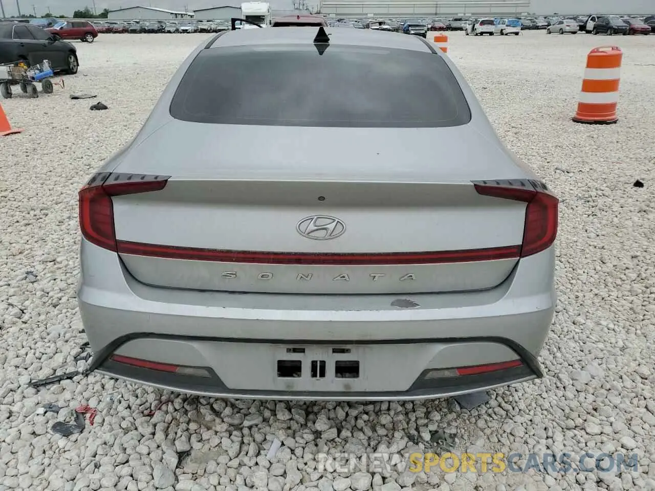 6 Photograph of a damaged car 5NPEG4JA9MH110134 HYUNDAI SONATA 2021