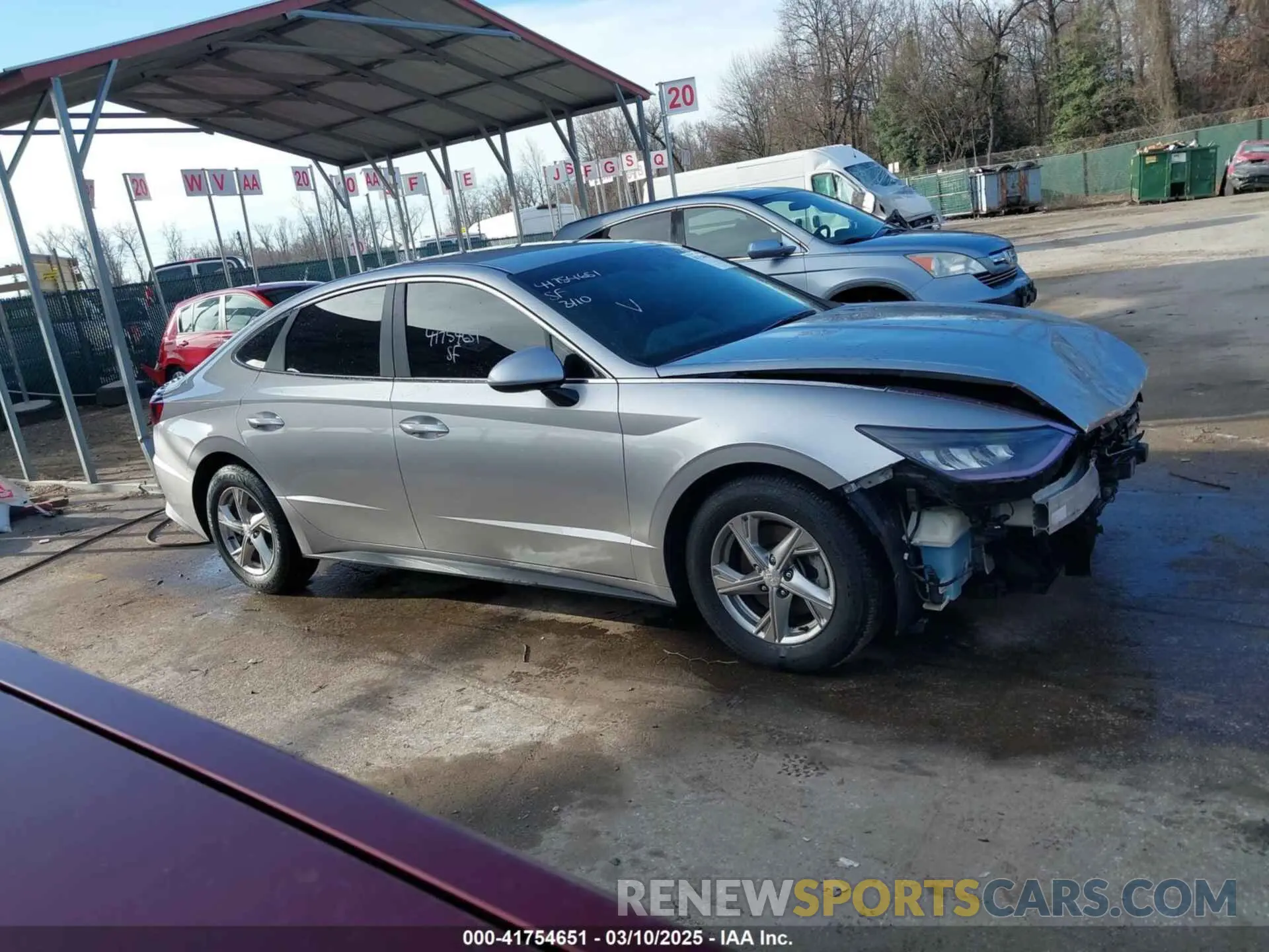 14 Photograph of a damaged car 5NPEG4JA9MH126463 HYUNDAI SONATA 2021