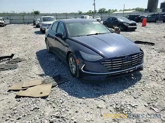 13 Photograph of a damaged car 5NPEG4JAXMH070422 HYUNDAI SONATA 2021