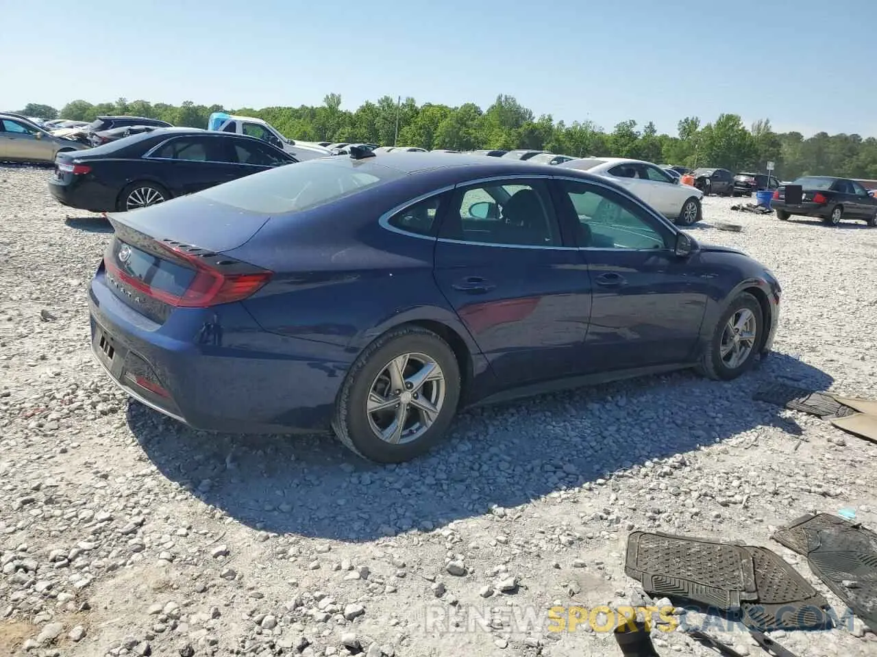 3 Photograph of a damaged car 5NPEG4JAXMH070422 HYUNDAI SONATA 2021