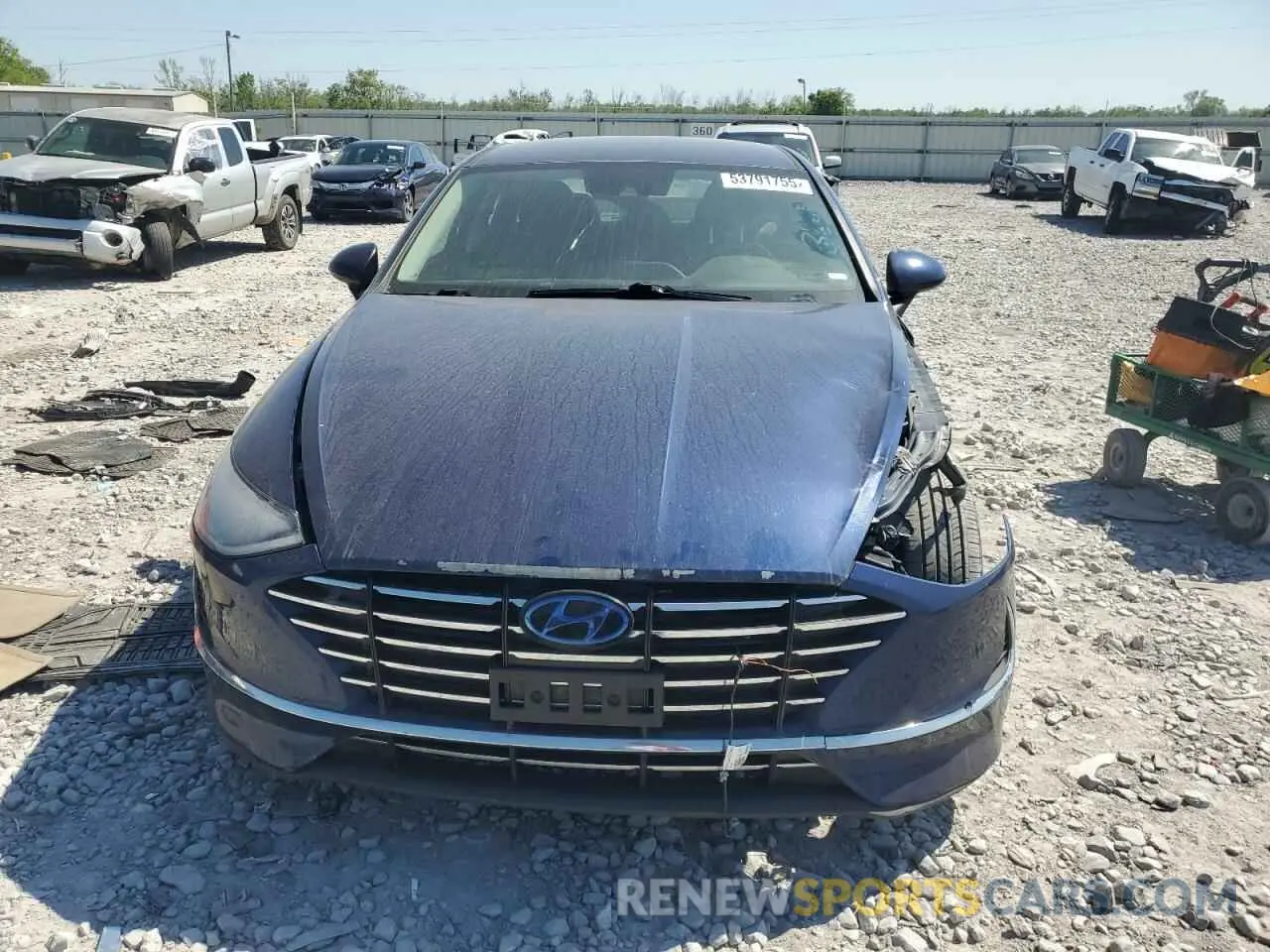 5 Photograph of a damaged car 5NPEG4JAXMH070422 HYUNDAI SONATA 2021