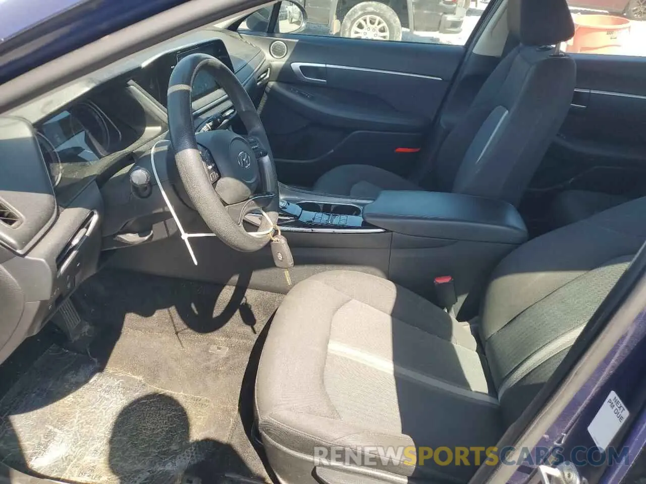 7 Photograph of a damaged car 5NPEG4JAXMH070422 HYUNDAI SONATA 2021