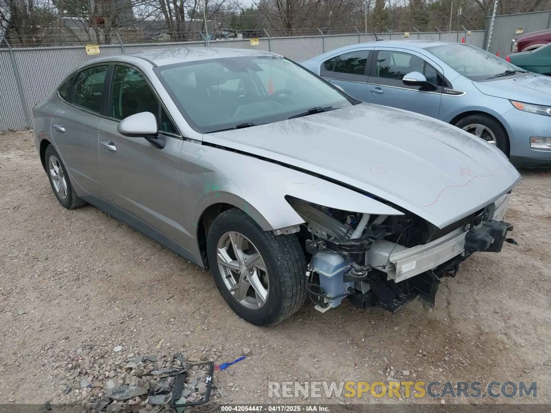 1 Photograph of a damaged car 5NPEG4JAXMH070873 HYUNDAI SONATA 2021
