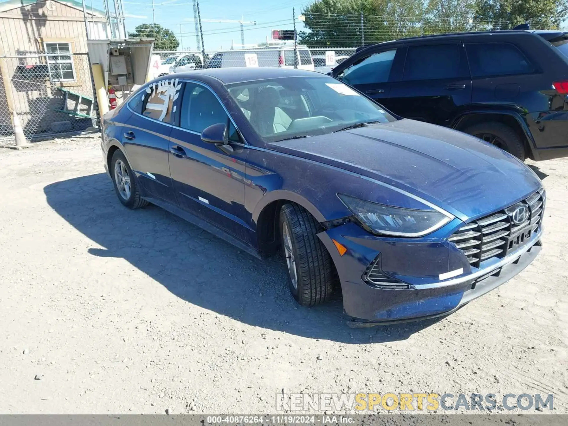 1 Photograph of a damaged car 5NPEG4JAXMH073935 HYUNDAI SONATA 2021
