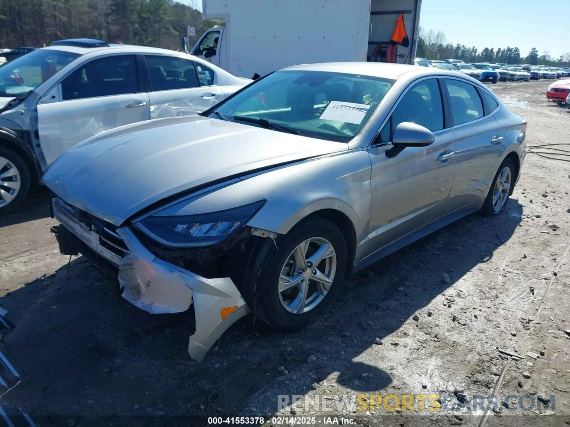 2 Photograph of a damaged car 5NPEG4JAXMH075720 HYUNDAI SONATA 2021