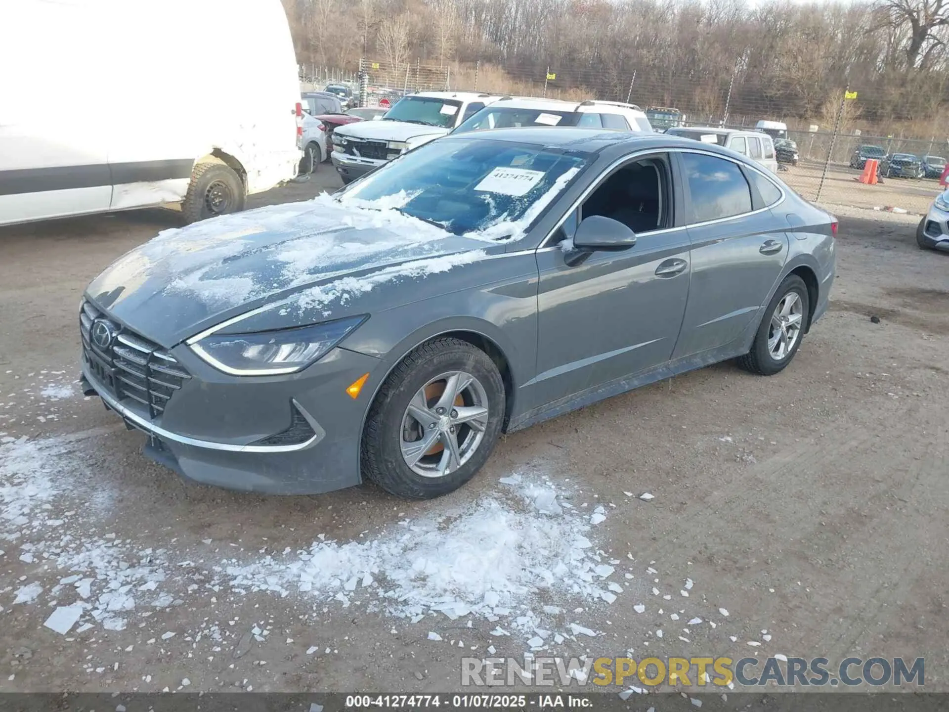 2 Photograph of a damaged car 5NPEG4JAXMH076320 HYUNDAI SONATA 2021