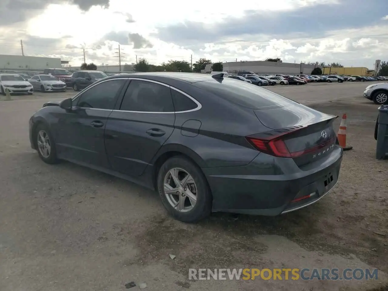 2 Photograph of a damaged car 5NPEG4JAXMH095515 HYUNDAI SONATA 2021