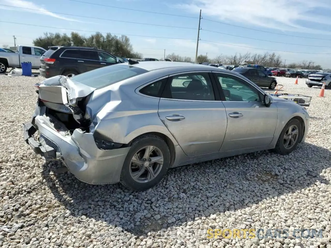 3 Photograph of a damaged car 5NPEG4JAXMH107856 HYUNDAI SONATA 2021