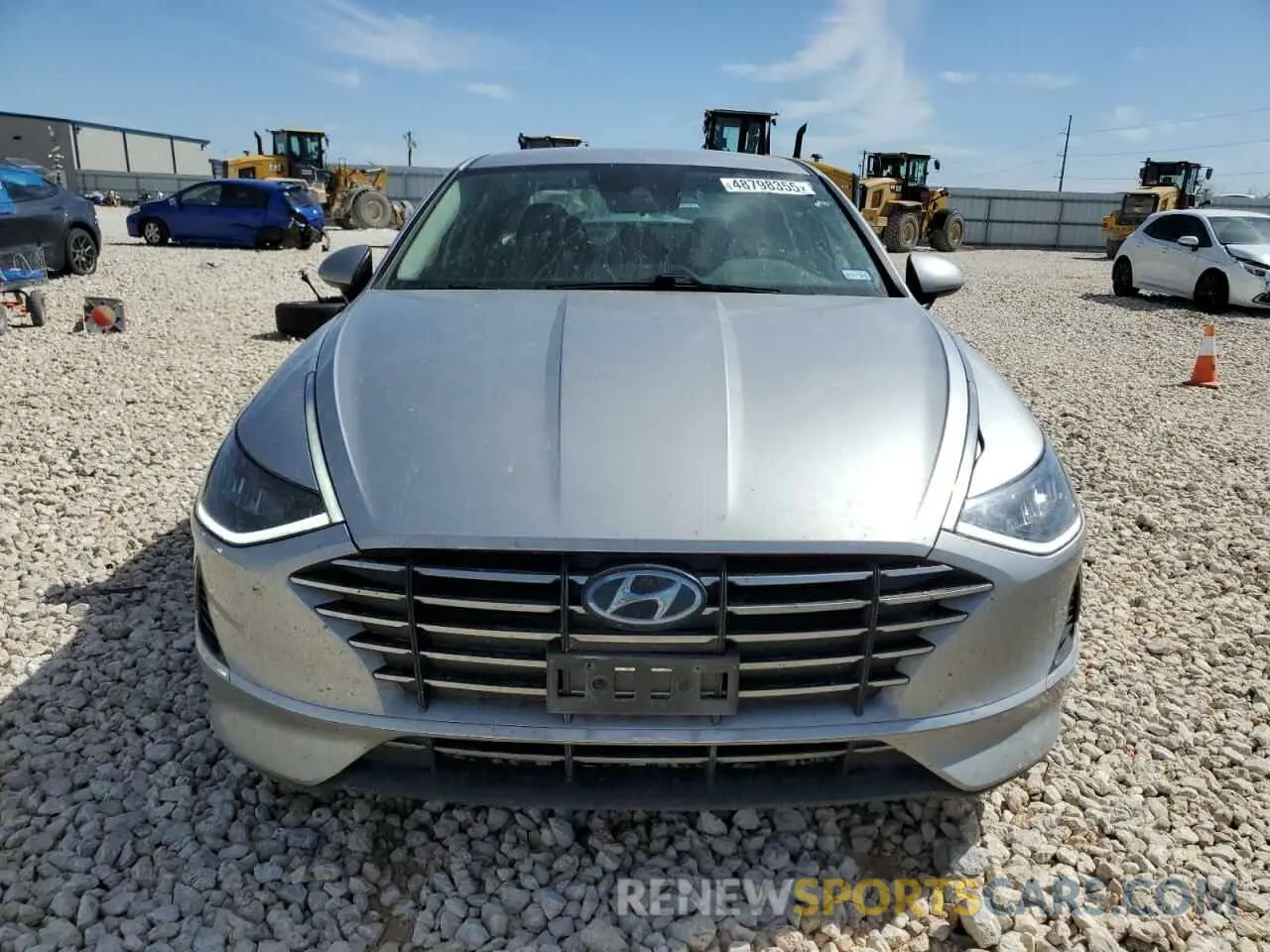 5 Photograph of a damaged car 5NPEG4JAXMH107856 HYUNDAI SONATA 2021