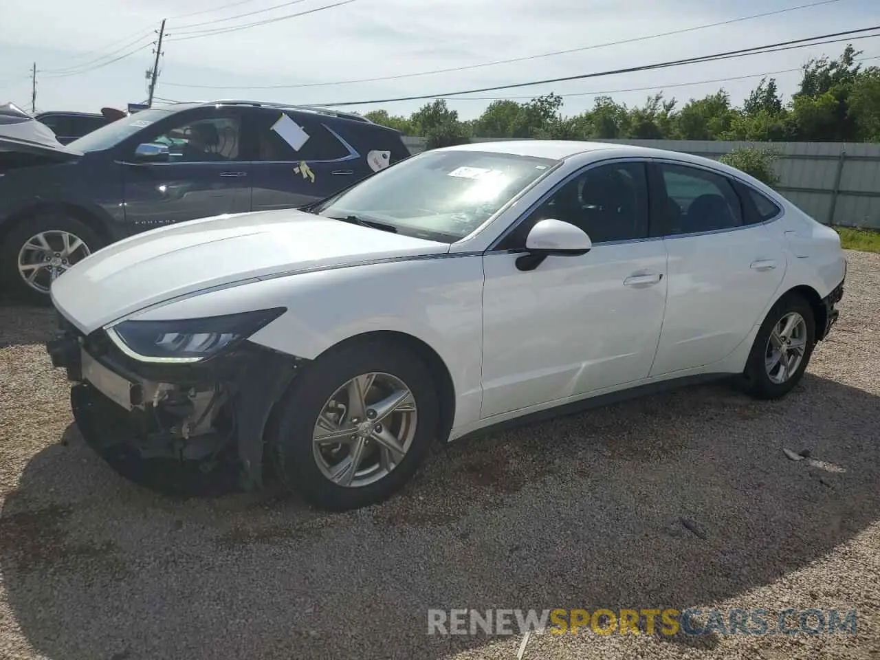 1 Photograph of a damaged car 5NPEG4JAXMH109364 HYUNDAI SONATA 2021